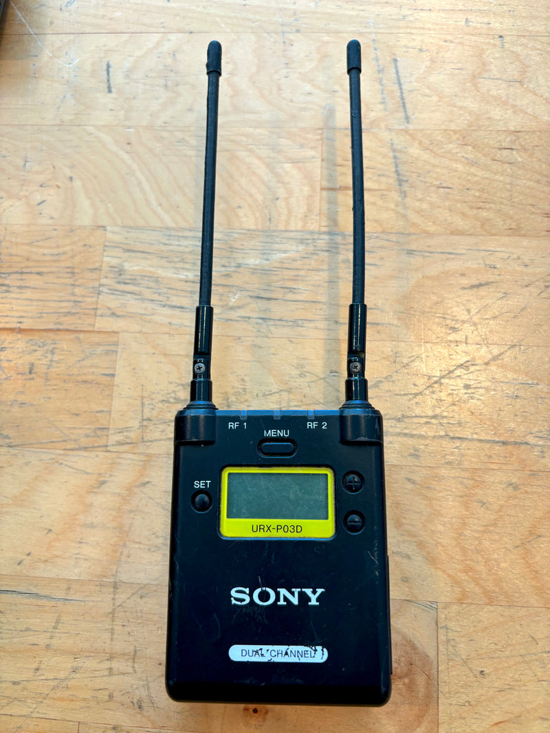 Used - Sony URX-P03D & Two UTX-B03 Dual Channel Wireless Audio Package