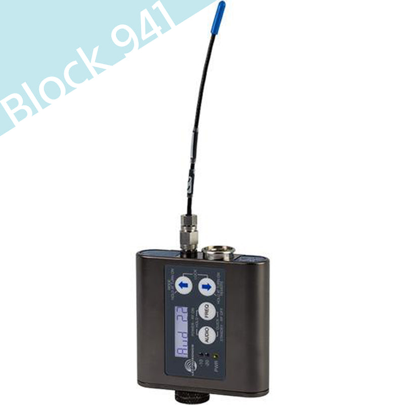 Lectrosonics SMQv Dual Battery - UHF Belt Pack Transmitter - Block 941