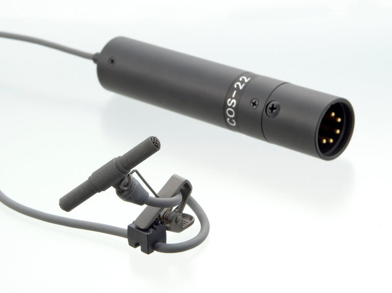 Sanken COS-22 Double Capsule Omnidirectional Lavalier Microphone