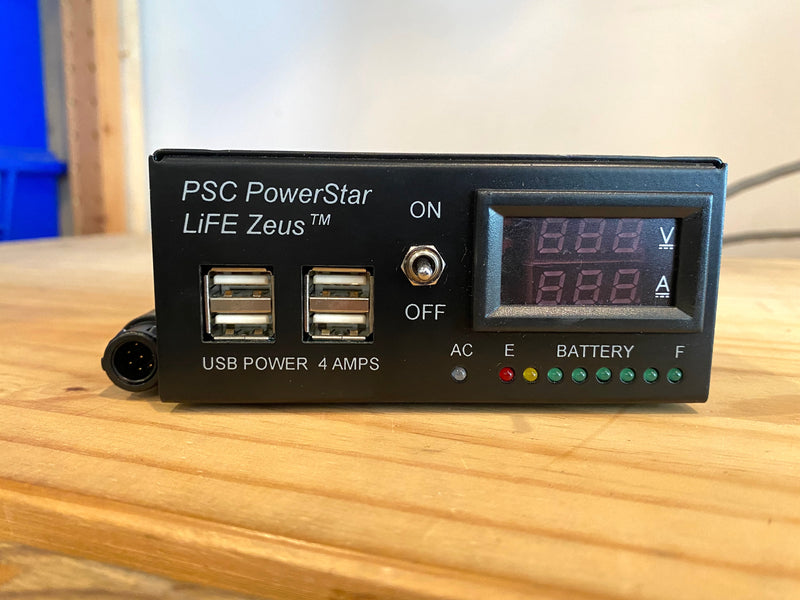 Used - PSC PowerStar LiFE Zeus Rechargeable Power Supply with Remote