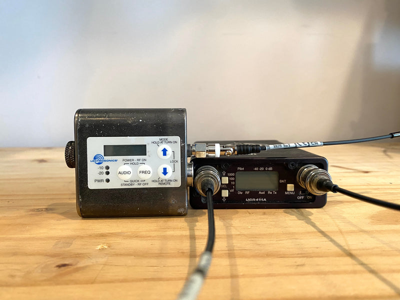 Used - Lectrosonics UCR411A UHF Receiver w/ SMQV E Transmitter (Block 19)