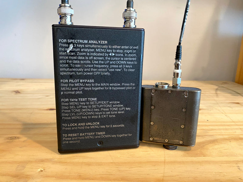 Used - Lectrosonics UCR411A UHF Receiver w/ SMQV E Transmitter (Block 19)